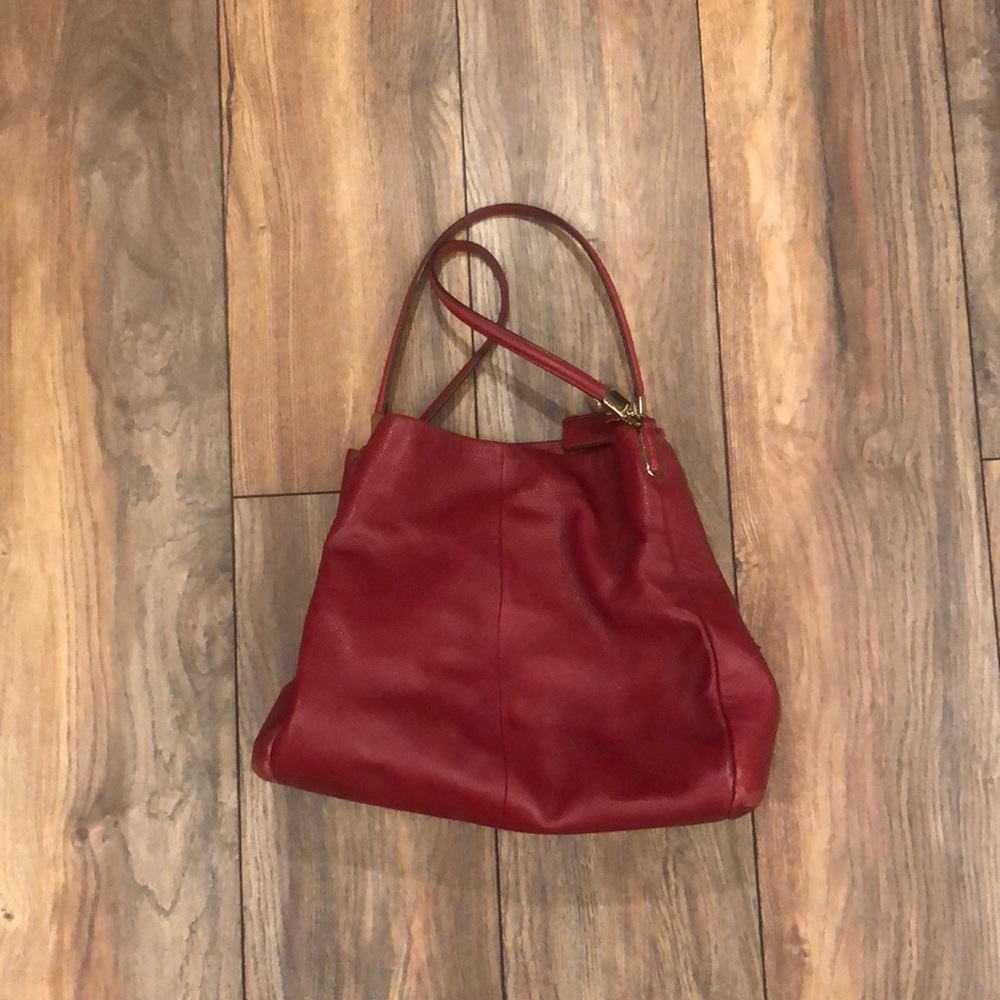 Red Coach bag